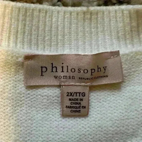 Gorgeous new PHILOSPHY sweater size 2X (SKU C108) - Picture 2 of 12